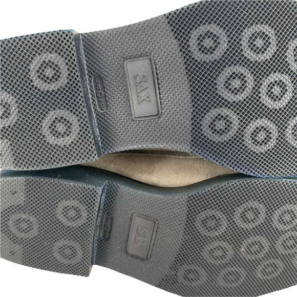 SAX Italy Loafers Leather Suede Grey Crocodile Women's Sz 35 / 5 NIB $300 - Picture 12 of 13